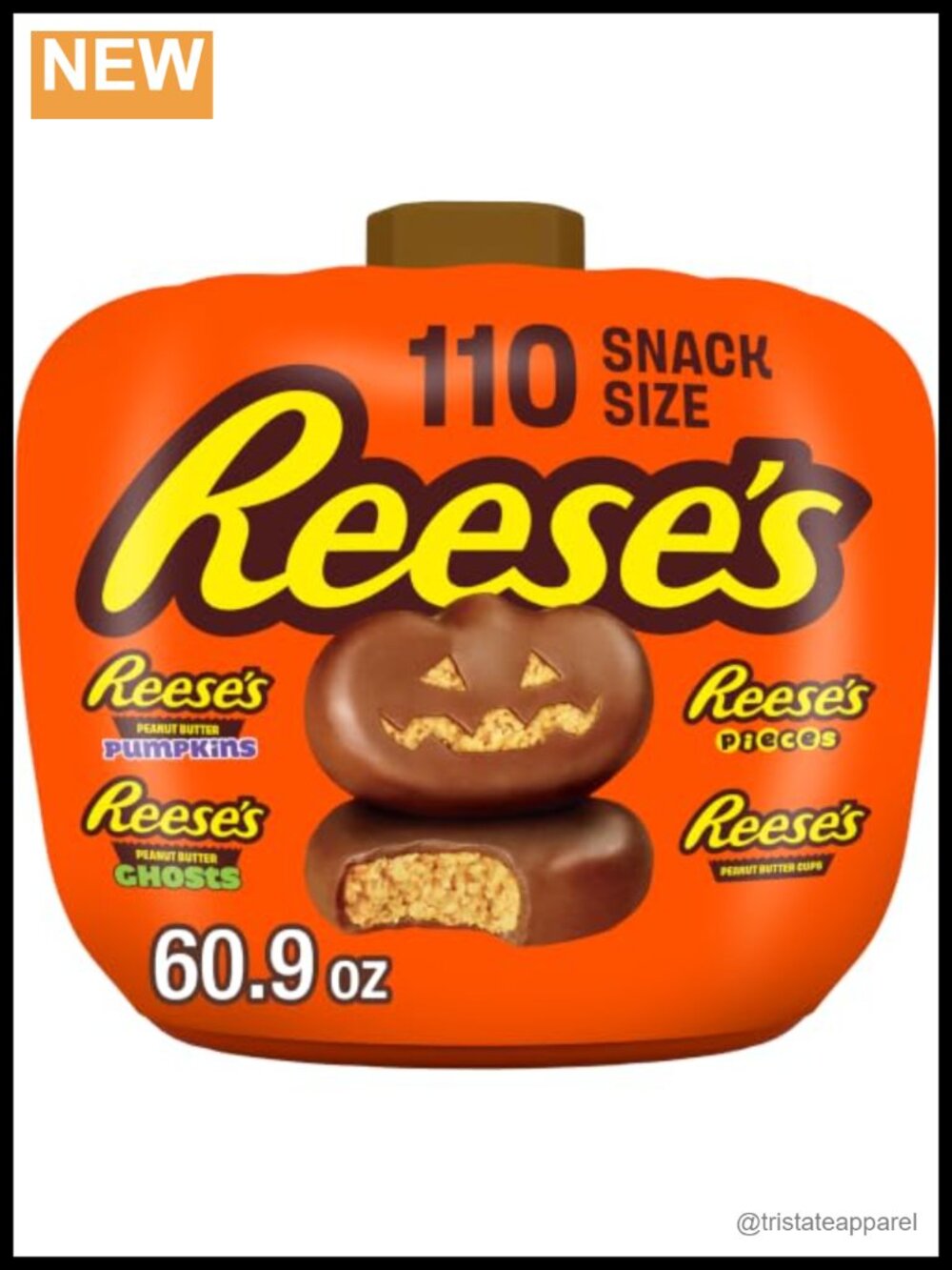 Reeses Assorted Peanut Butter Halloween Candy Variety Pack 110 Pieces